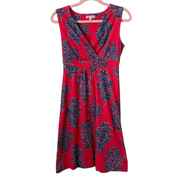 Lilly Pulitzer Dress Womens Size XS Pink Blue Mini Coral Reef Jersey Knit Beach - Picture 1 of 11